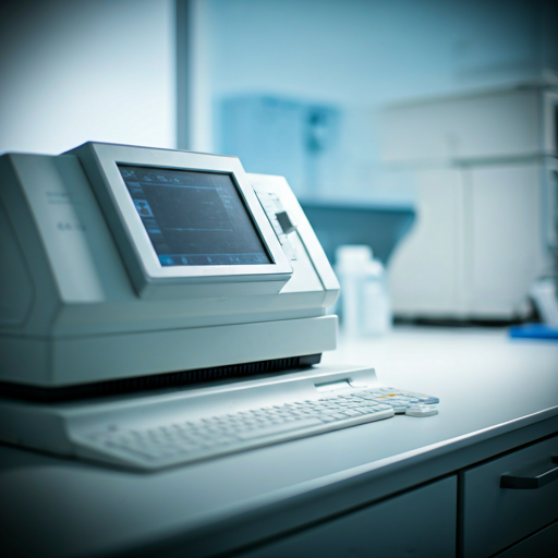 Modern clinical laboratory background